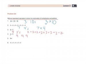 Grade 6 Module 4 Lesson 3 Problem Set