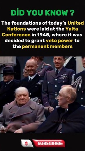 Yalta’s Most Dangerous Decision: Veto Power ⚠️🌍 #military #yalta #history #historyfacts #ww2