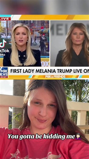Melania Trump speaks out… “We need to unify” guys…😅 #firstlady #melania #trump #mn #US