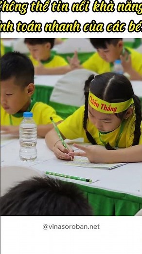 Cuộc thi toán tư duy Finger math và Soroban toàn quốc |Vina Soroban