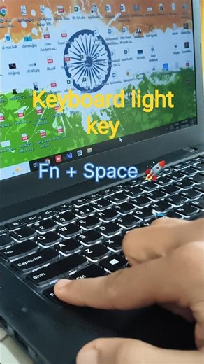 Keyboard light Shortcut Key #pctips #laptoptips #techtips #keyboard
