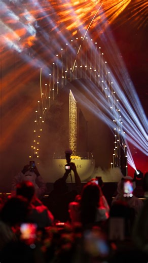 An unforgettable evening in the heart of Dubai, the second reveal of Binghatti Skyblade, following its stunning showcase in Istanbul. A celebration of vision, luxury, and the future of iconic living. | Binghatti