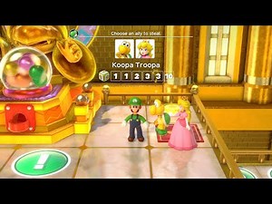 Super Mario Party Partner Party #1384 Tantalizing Tower Toys Yoshi & Daisy vs Luigi & Pom Pom