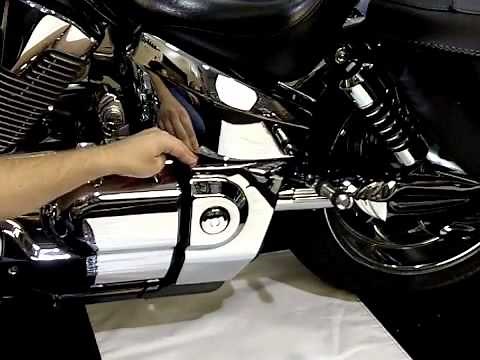 Swing Arm Covers Video Install by Cruiser Customizing from Show Chrome Accessories or Big Bike Parts