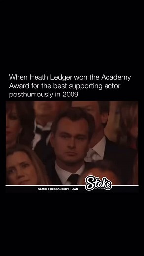 1.2M views · 27K reactions | Heath Ledger never ended up winning an Oscar for Best Actor. He was nominated for Best Actor in 2005 for his role as Ennis Del Mar in Brokeback Mountain but did not win. He did, however, win the Academy Award for Best Supporting Actor in 2009 for his portrayal of the Joker in The Dark Knight. This award was given posthumously, as Ledger passed away in January 2008. | Historyinmemes | Facebook