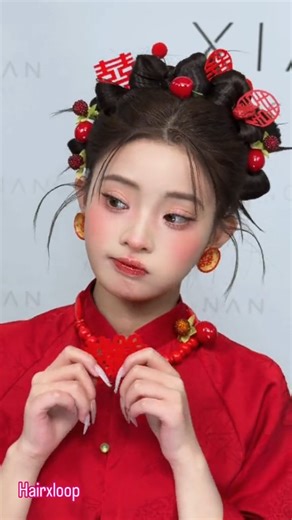 HairxLoop on Instagram: "Elegant Twisted Bun Hairstyle with Red Bow 🎀 Perfect for Weddings & Parties Create this cute, perfect twisted bow hair bun hairstyle using a pretty & gorgeous red hair accessory ❤️🎀 This hairstyle is super easy, quick and looks elegant & stylish for parties, weddings, festive functions and daily classy looks. If you love simple bun hairstyles, easy hair buns, bow hairstyles and accessory hairstyles, then this reel is for you ✨ 👉 Save this reel for later 👉 Like, Share