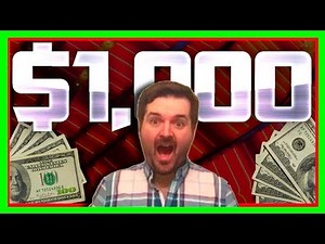 EPIC! TURNING MY FREE PLAY INTO A THOUSAND DOLLARS!!! $1,000!!! Slot Machine Bonuses With SDGuy1234