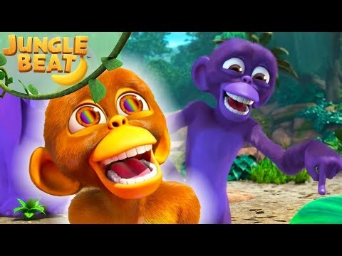 Munki Can be Any Colour! | Jungle Beat: Munki & Trunk | Kids Cartoon