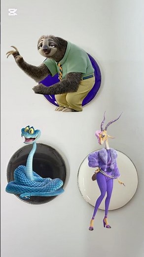 Zootopia Cartoon Vibes #colormixing #trending #satisfyingvideo #resinart #shorts