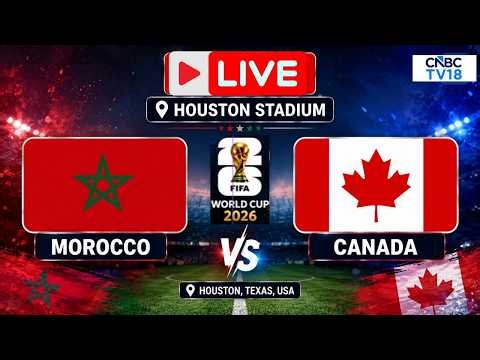 🔴Morocco VS Canada LIVE | FIFA World Cup Round of 16 | Hakimi vs Jonathan David | CAN VS MAR | N18G