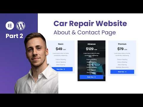 How To Create A Car Repair Website in WordPress with Elementor & Crocoblock (part 2)