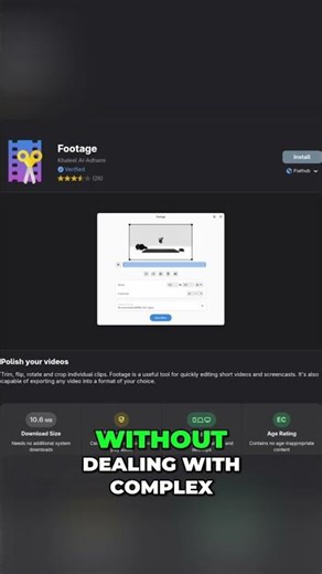 Quick Video Edits Without the Bloat Footage #opensource