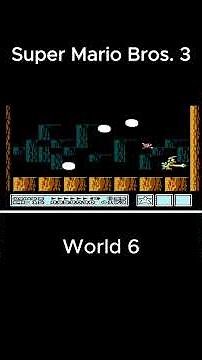 Super Mario Bros. 3: Clearing World 6 Airship! ❄️#SuperMarioBros3 #smb3
