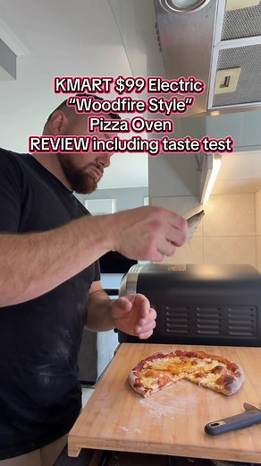 $99 Kmart Electric Woodfire Style Pizza Oven Review