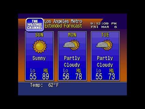 WeatherSTAR 4000 Live Stream - Los Angeles, CA