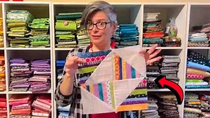 Scrappy Split Stripe Quilt Block Tutorial