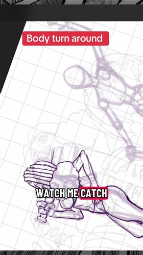 Body turnaround sketch for my OC, breaking down proportions and form from every angle. Studying turnarounds like this helps designs feel more consistent. #characterdesign #bodyturnaround #arttutorial #ocart #artoftiktok