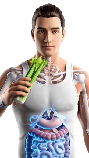 3D Animation of Celery Digestion | Healthy Digestive Process