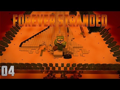 Forever Stranded Ep4 Tinkers Construct Smeltry + Securing Food + Cooling Units