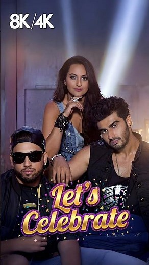 Turn up the volume, it’s time to celebrate! 🕺🔥 #letscelebrate #arjunkapoor #sonakshisinha