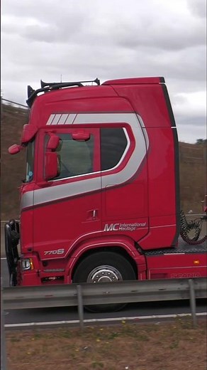 Scania 770S V8 🏴󠁧󠁢󠁥󠁮󠁧󠁿 O'Donnell's A14 England 🚛🔥