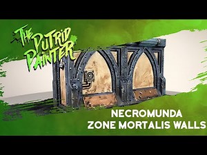How to paint a Necromunda Zone Mortalis Wall
