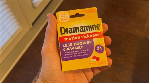 Watch Pack This For Trips for Motion Sickness Dramamine Review on Amazon Live