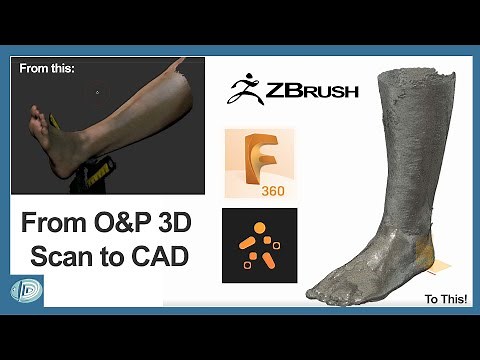 O+P Digital Designer - How to take a Comb Scan into CAD software using Fusion 360 and Zbrush
