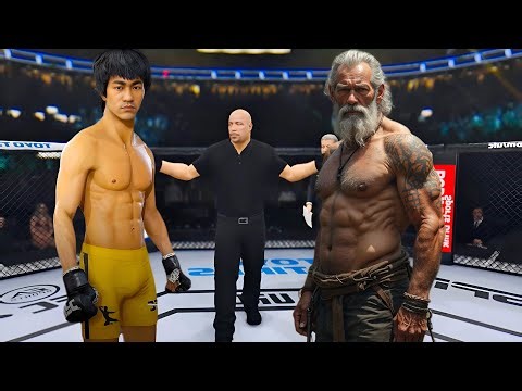 PS5 | Bruce Lee vs. Super Confident Muscular Hunter [EA Sport UFC 4]🥊