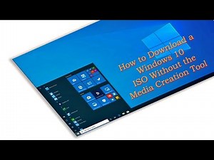 How to Download a Windows 10 (Home/Pro/Education/Workstation N) ISO Without the Media Creation Tool
