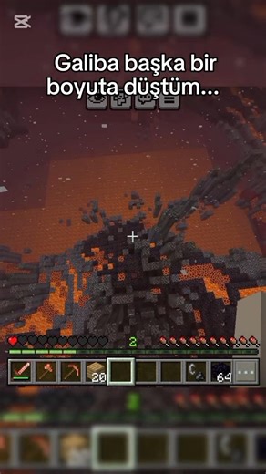 Galiba Başka Bir Boyuta Düştüm... 2 #minecraft #loop