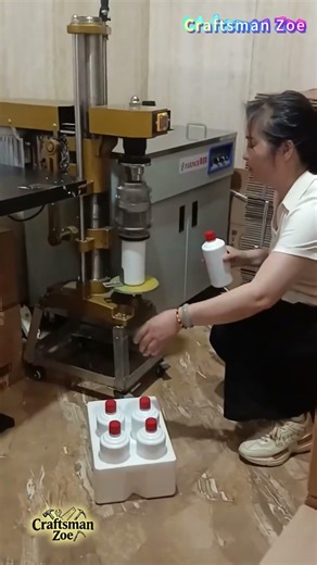 Electric Bottle Cap Sealing Machine Test – Securing Liquor Bottles with Speed & Precision!