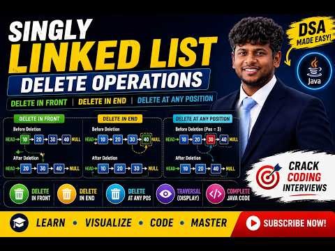 Linked List 2 delete in front end anypos