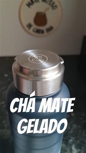 Chá Mate gelado 🧉❄️ (receita na legenda) #shorts #viralshorts
