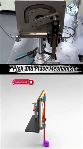 Pick and Place Mechanism #viral #automobile #engineblock #foryou #machine #engineering #cnc #cncsoft