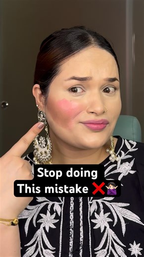 Never do these 2 mistakes/ blush & contour application tutorial