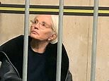 Ellen Barkin sits outside court during Harvey Weinstein trial