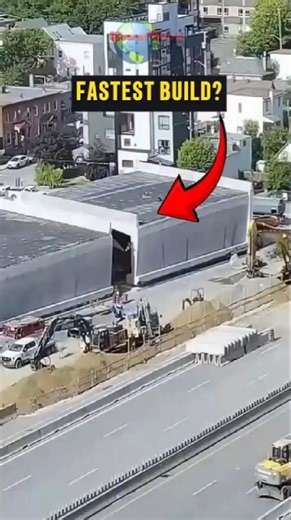 The Fastest Way to Build a Tunnel ⏱️! #shorts #construction