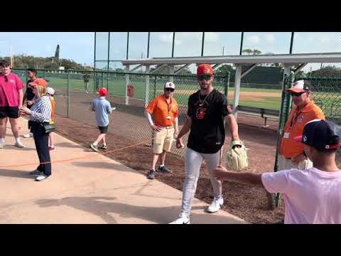 Ryan Helsley Gives Kid A Baseball Spring Training Sarasota FL 2/19/26
