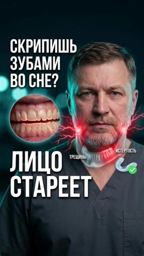 Grinding your teeth at night wears down enamel and changes your facial features. Bruxism — causes...