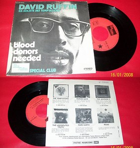 David Ruffin - Blood Donors Needed / Go On With Your Bad Self