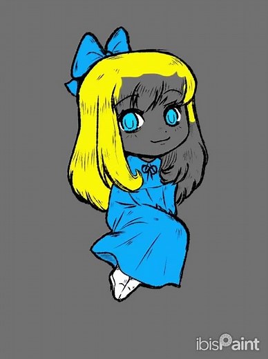 Klara Speed Art – Heidi, the girl from the Alps