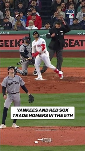The Yankees briefly tied up the game before the Red Sox took the lead right back! #MLB #Yankees