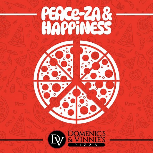 Find your pizza zen with D&V Pizza! Life can be hectic, but a hot, fresh slice has a way of bringing peace and happiness to any day. Set aside the stress, savor the flavor, and let every bite remind you that pizza makes everything a little brighter. Order now and taste your moment of calm! #DomenicsandVinniesPizza #pizza #localpizza #forkyeah #connecticutpizzatrail #pizzacapital #ctpizzatrail #ctpizza #pizzalover #ctfoodlovers #peace | Domenic's and Vinnie's Pizza