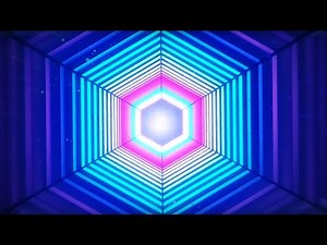Abstract Tunnel VJ Motion Background || Neon Light Tunnel Free VJ Loops || Free Video Background
