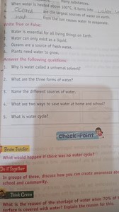 Why is water called a universal solvent?What are the three for... | Filo