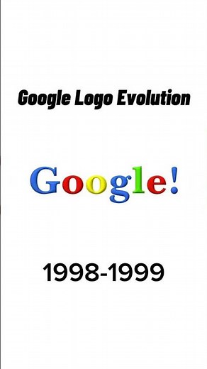 Google Logo Evolution 1995-2025 #google #googleevolution #googlelogo #googlefevp