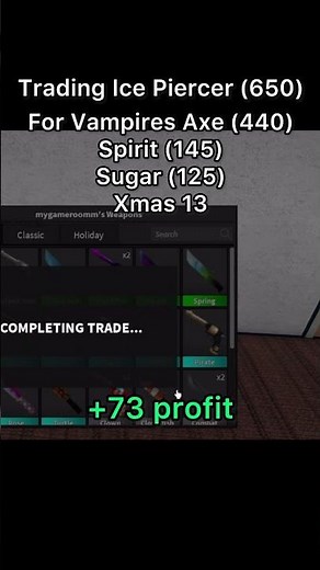 What Would People Trade for Ice Piercer (MM2)
