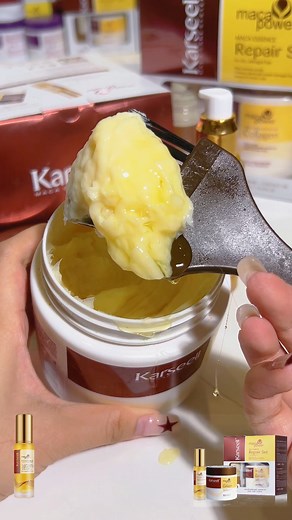 Say goodbye to dryness and hello to silky softness. Our hair mask infuses deep moisture while restoring natural smoothness and shine. See results after just one use. 💙✨ 💻Web: https://www.chinchygroup.com/ 📲Whatsapp: https://wa.me/8613926101130 📧Email: manager@karseell.com #Karseell #MoistureMask #SoftHair #SmoothFinish #HairTreatment #HydrationBoost #CabelloSuave #MascarillaNutritiva #CuidadoCapilar #ماسك_ترطيب #جمال_الشعر #عناية_طبيعية | Guangzhou Chinchy Cosmetic Co., Ltd.
