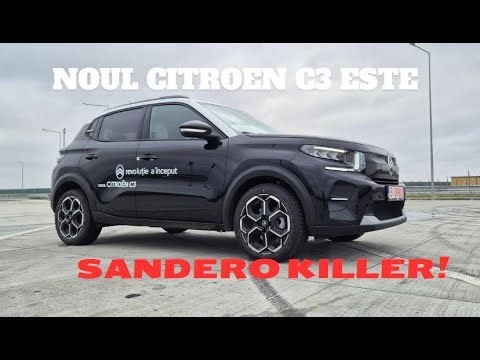 Test Drive cu noul Citroen C3 1.2 Turbo 100 CP MT6 2024- Doar 14.990 euro